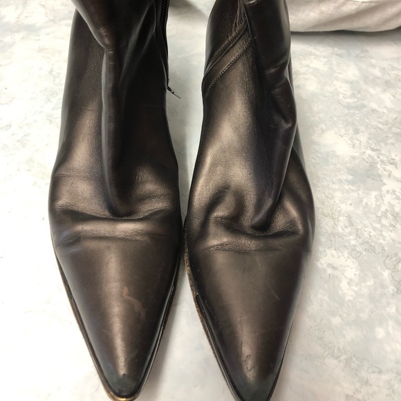 Gucci bronze ankle booties - Picture 1 of 5